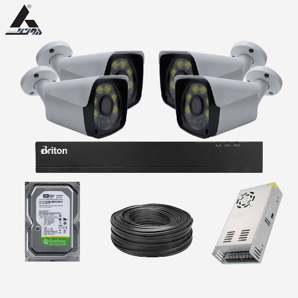 پک دوربین مداربسته 4 کانال سری اقتصادی