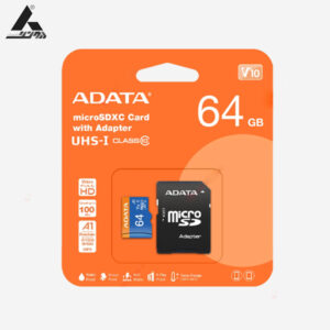 کارت حافظه ADATA کلاس 10 ظرفیت 64 گیگابایت