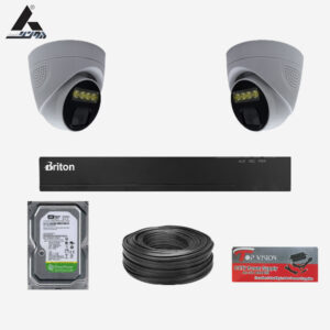 پک دوربین مداربسته 2 کانال سری اقتصادی