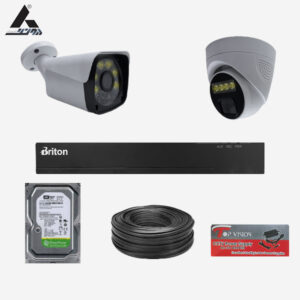 پک دوربین مداربسته 2 کانال سری اقتصادی