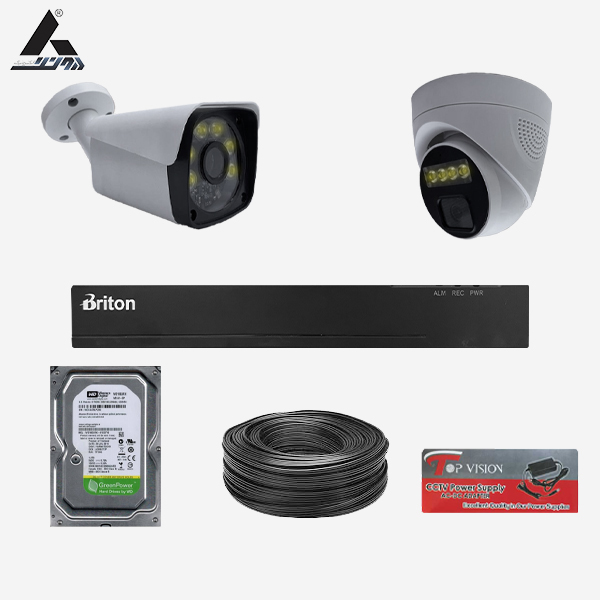 پک دوربین مداربسته 2 کانال سری اقتصادی