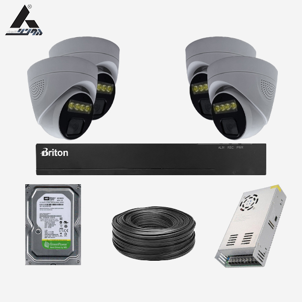 پک دوربین مداربسته 4 کانال سری اقتصادی